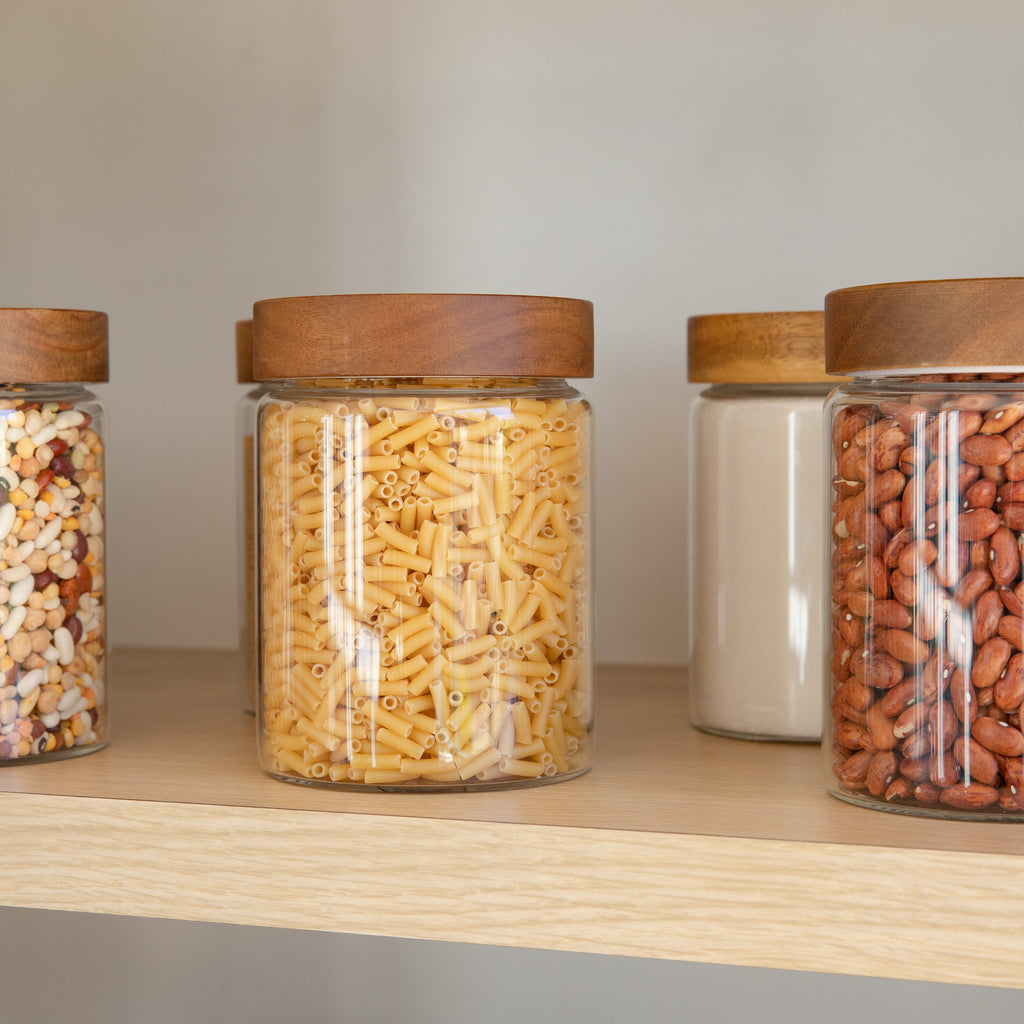 Ultimate Acacia Pantry Container Set - Little Label Co Australia - The Home of Organisation For Kitchen, Bathroom, Laundry & More