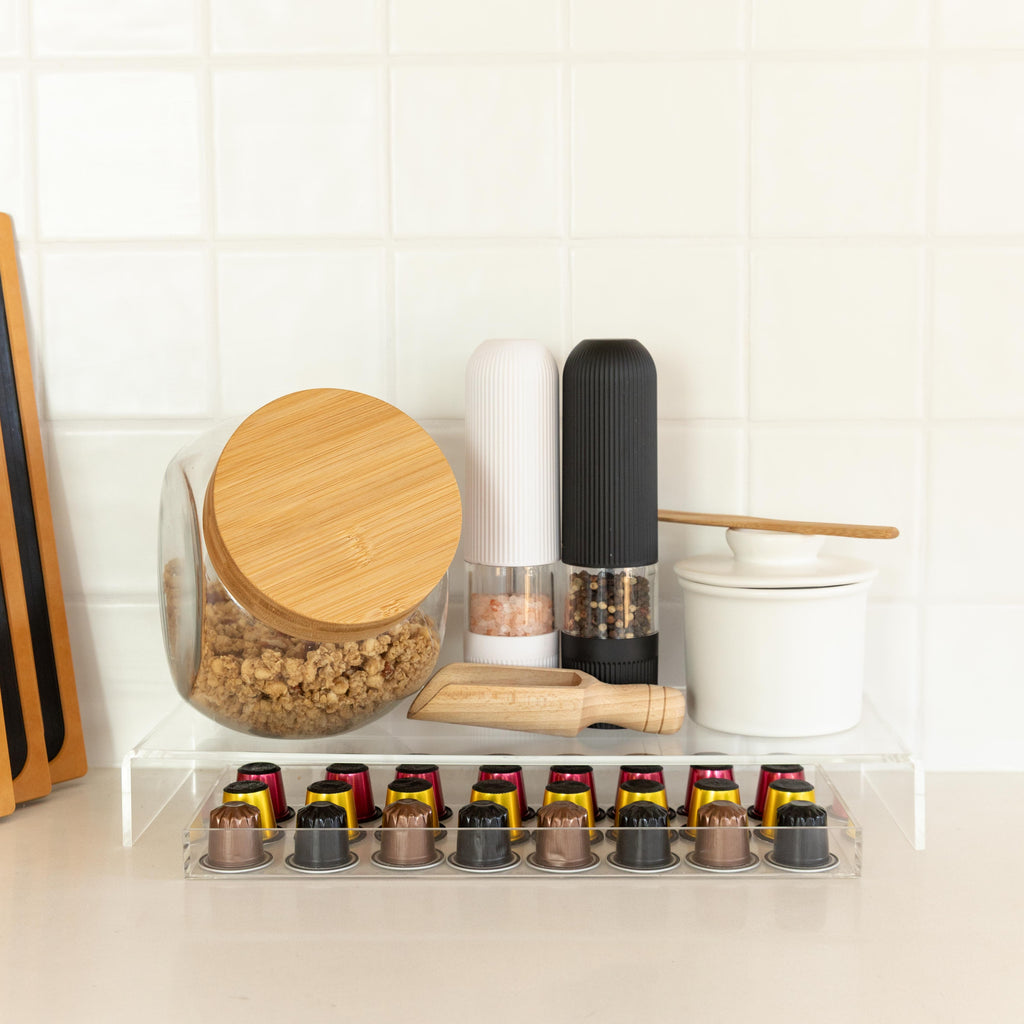 Acrylic Pantry Shelf Riser