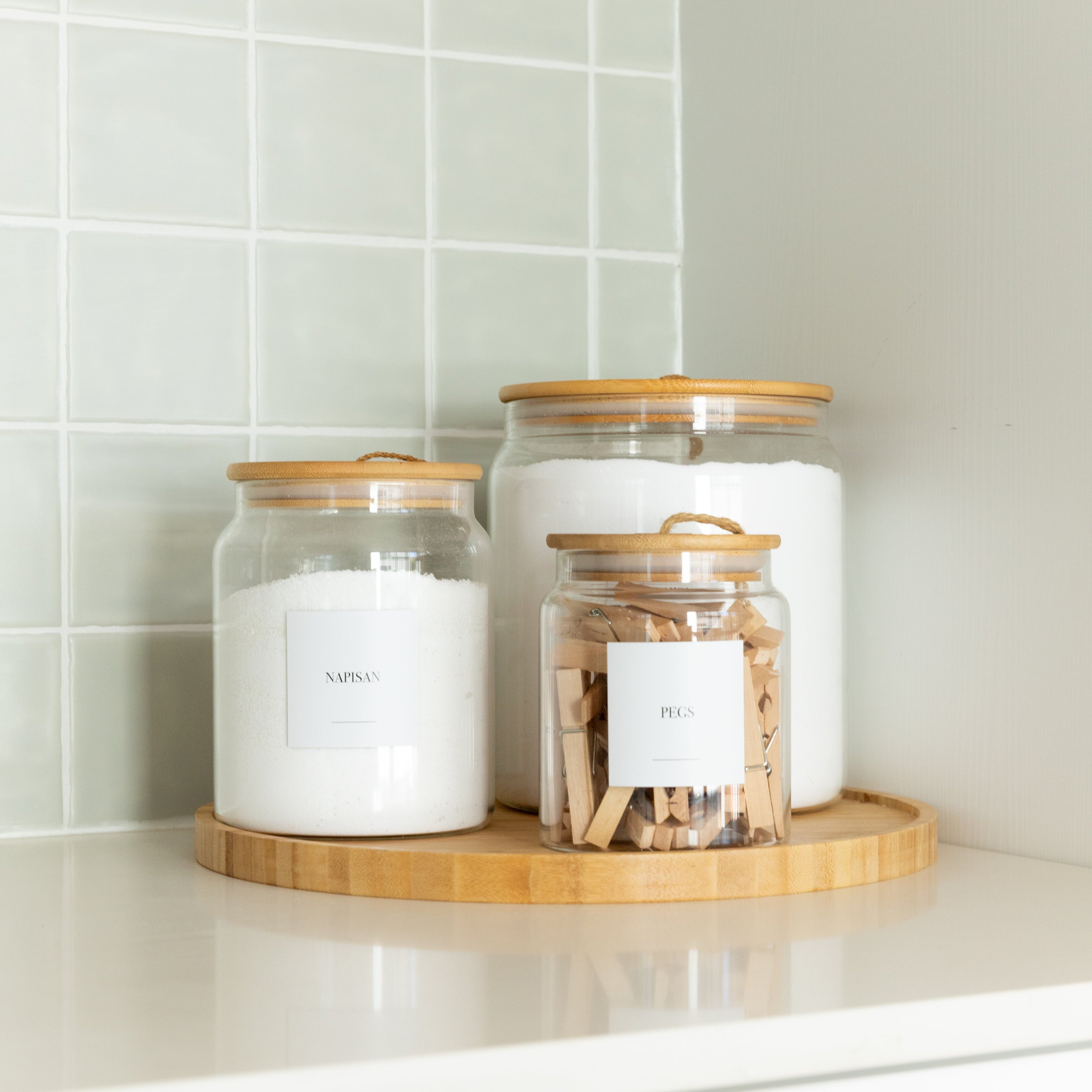 Deluxe Laundry Organisation Storage Pack - Little Label Co Australia - The Home of Organisation For Kitchen, Bathroom, Laundry & More
