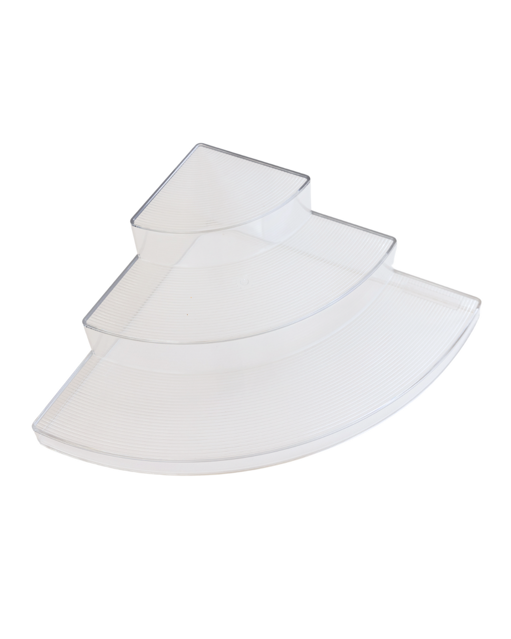 Clear 3-Tier Corner Shelf - Little Label Co The Home of Organisation For Kitchen, Bathroom, Laundry & More