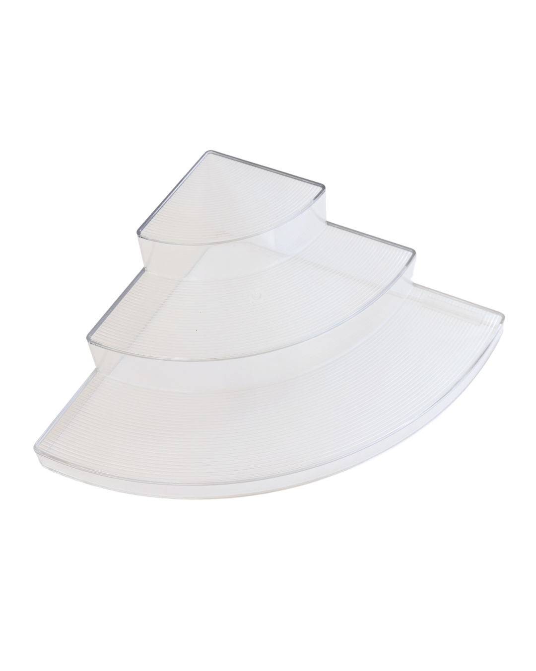 Clear 3-Tier Corner Shelf - Little Label Co The Home of Organisation For Kitchen, Bathroom, Laundry & More