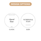 Round Pantry Stickers - 114 Label Pack - Little Label Co The Home of Organisation For Kitchen, Bathroom, Laundry & More