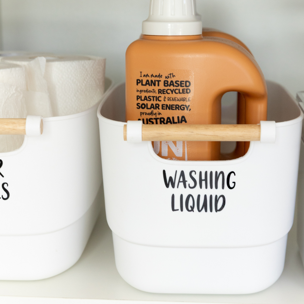 Deluxe Laundry Organisation Storage Pack - Little Label Co Australia - The Home of Organisation For Kitchen, Bathroom, Laundry & More