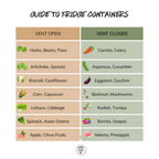 Fridge Storage Container with Basket (Double)