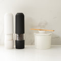 Electric Salt & Pepper Grinder & Butter Bell Set - Little Label Co Australia - The Home of Organisation For Kitchen, Bathroom, Laundry & More