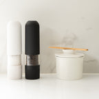 Electric Salt & Pepper Grinder & Butter Bell Set - Little Label Co Australia - The Home of Organisation For Kitchen, Bathroom, Laundry & More