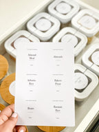 Round Pantry Stickers - 114 Label Pack - Little Label Co The Home of Organisation For Kitchen, Bathroom, Laundry & More