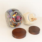 Glass Snack Jar with Acacia Lid - 4L