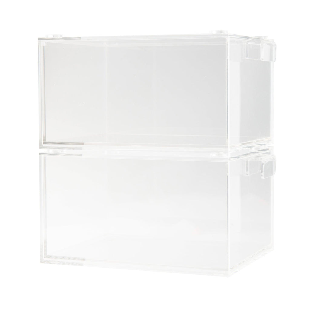 Acrylic Stackable Drawer Organiser 15.5cm - Little Label Co - Storage & Organization - 20%, Catchoftheday, Kitchen Organisation, Kitchen Storage, Make Up Storage, Makeup Organisation, Stackable Drawers, Under Skin Organiser, warehouse