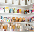 Acrylic Step Organiser (2 pack) - Little Label Co - Storage & Organization - 20%, Acrylic Step Organiser, Catchoftheday, Kitchen Organisation, Pantry Organisation, Wardrobe Storage