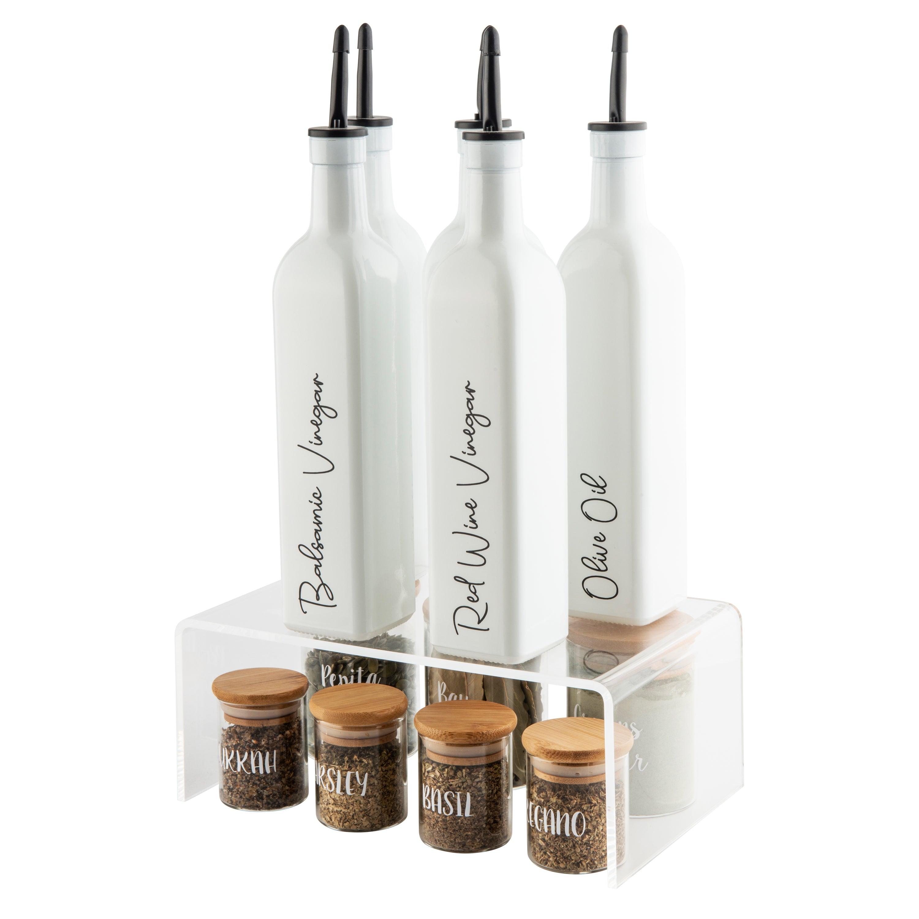 Acrylic Step Organiser (2 pack) - Little Label Co - Storage & Organization - 20%, Acrylic Step Organiser, Catchoftheday, Kitchen Organisation, Pantry Organisation, Wardrobe Storage