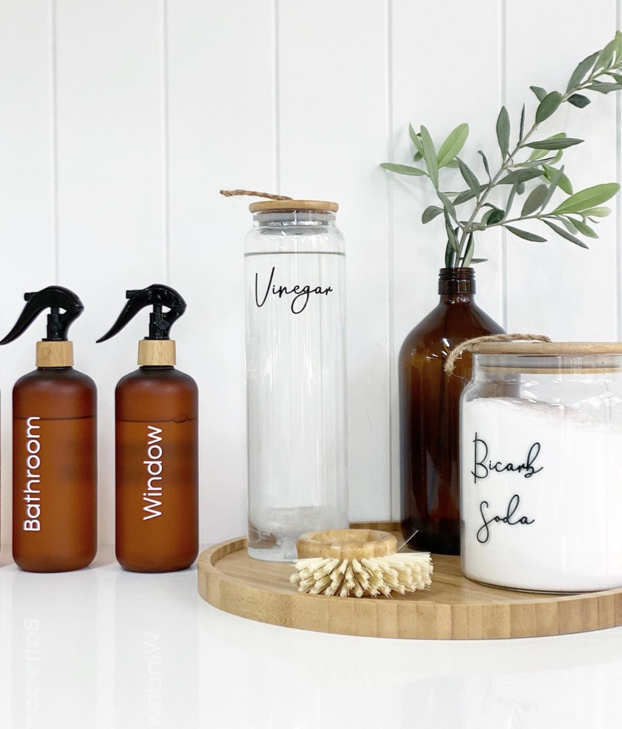 Bamboo 35cm Round Tray - Little Label Co - Utensil & Flatware Trays - 20%, Bamboo Storage Solutions, Bamboo Tray, Bench-top Organisation, Kitchen Organisation, Laundry, Laundry Organisation, Organsation Tray