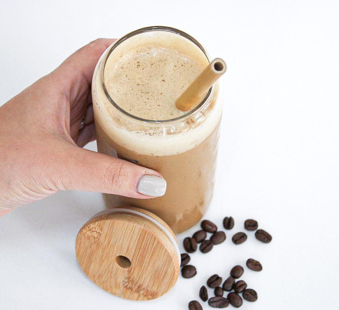 Bamboo Glass Drinking Jar-500ml - Little Label Co - Drinkware - 30%, Catchoftheday