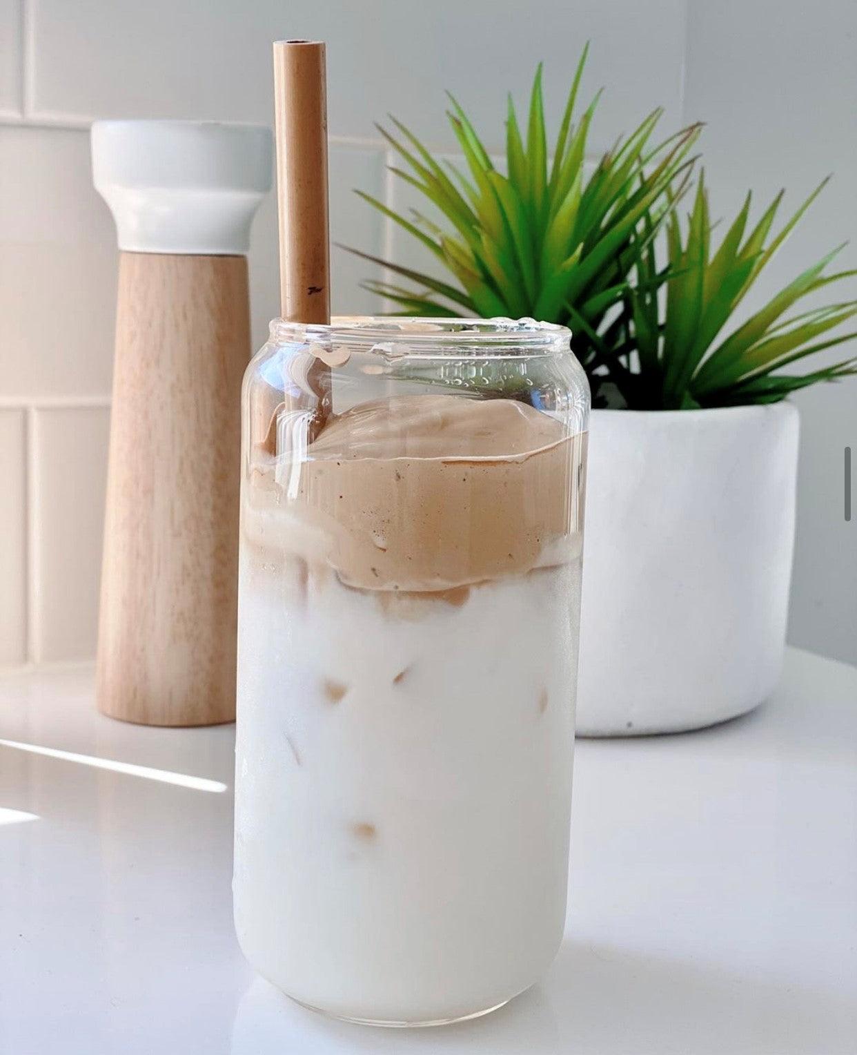 Bamboo Glass Drinking Jar-500ml - Little Label Co - Drinkware - 30%, Catchoftheday