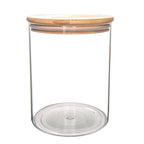 Bamboo Glass Jars Large Pack - Little Label Co - Spice Organizers - Bamboo Storage Solutions, bundle, Dry Food Strorage, Glass Storage, Herb & Spice Jar, Herb & Spice Jars, Kitchen Organisation, Kitchen Storage, Bamboo Glass Jars Large Pantry Container Pack , Little Label Co Air Tight Containers for Pantry Organisation and Food Storage. 