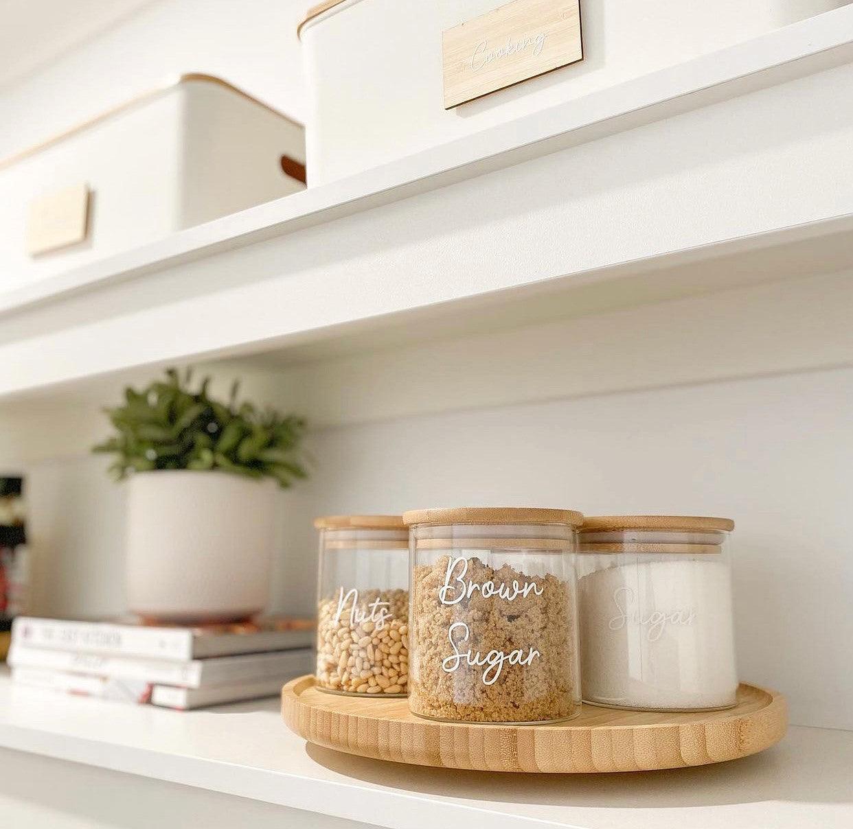 Bamboo Lazy Susan - Little Label Co - Lazy Susan - 40%, Catchoftheday, Kitchen Organisation, Lazy Susan, warehouse