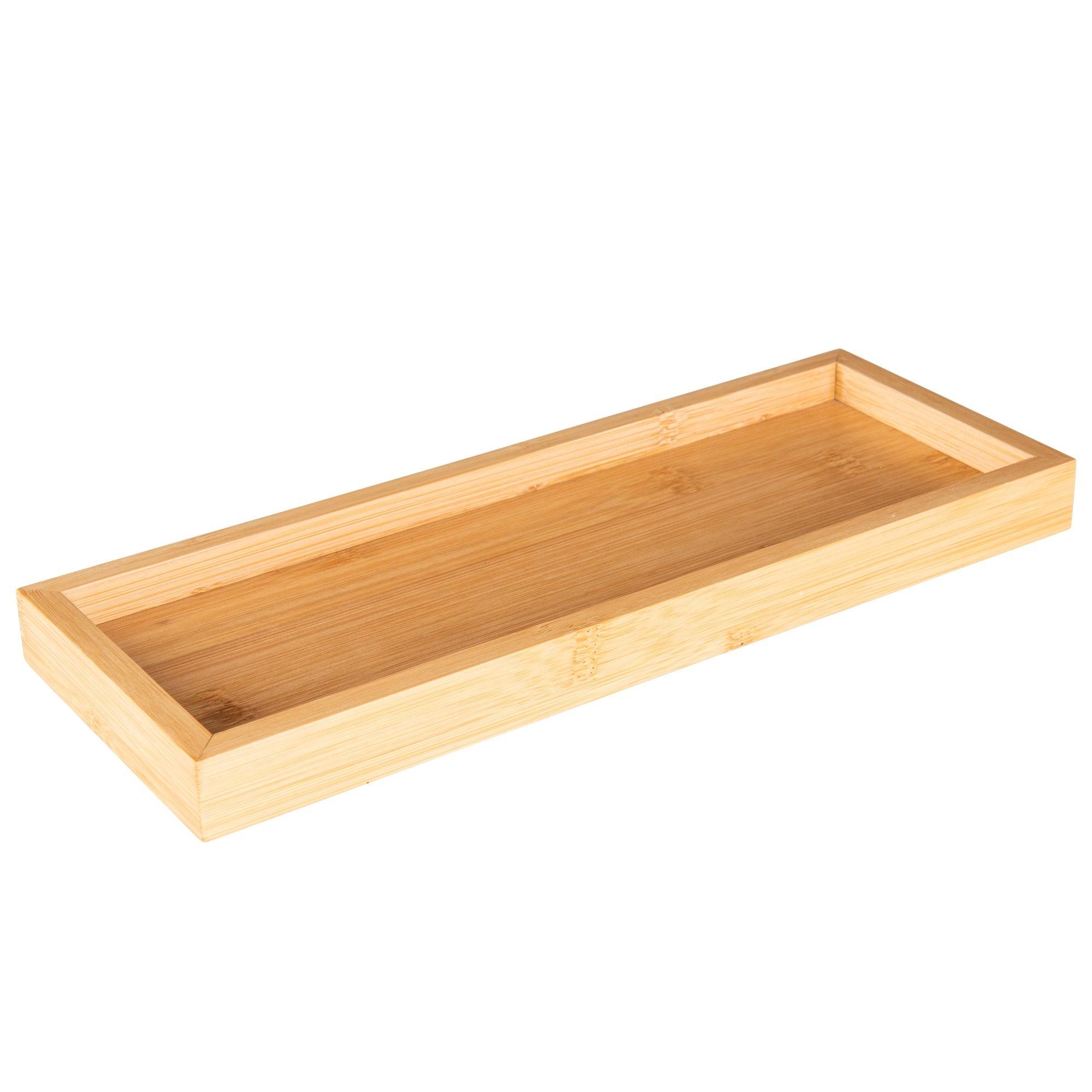Bamboo Rectangle Tray - Little Label Co - Storage & Organization - 60%
