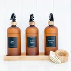 Bamboo Rectangle Tray - Little Label Co - Storage & Organization - 60%