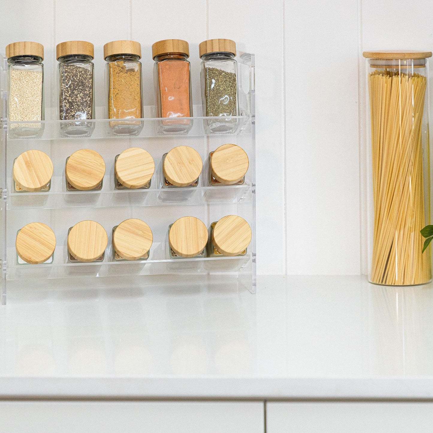 Bamboo Shaker Spice Jars 125ml - Little Label Co - - 30%