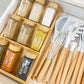 Bamboo Herb & Spice Drawer Organiser - Little Label Co - Spice Organizers - Drawer organiser Drawer organisers Drawer Dividers Draw dividers Herb & Spice Organisation Kitchen organisation