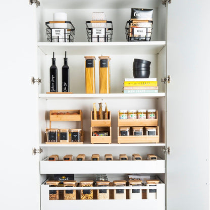 Bamboo Stackable Organiser Large