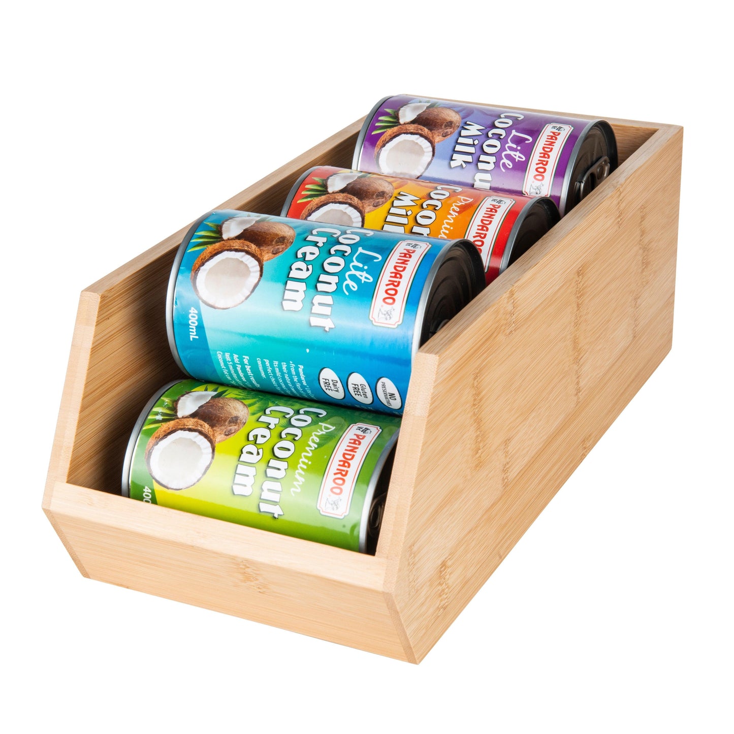 Bamboo Stackable Organiser Narrow - Little Label Co - Kitchen Organizers - 60%, Catchoftheday, warehouse