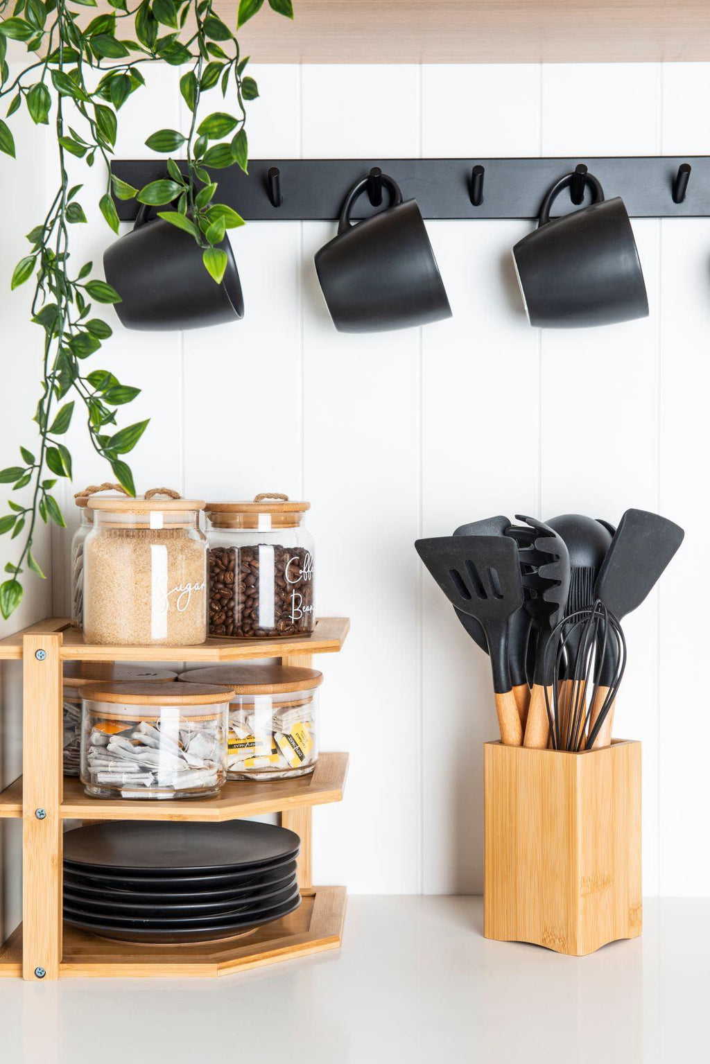 Bamboo Utensil Holder - Little Label Co - Kitchen Tools & Utensils - 60%