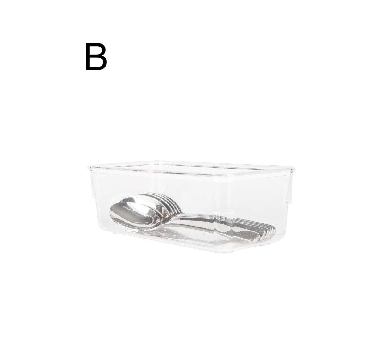Clear Drawer Organiser Trays - Individuals - Little Label Co - Drawer organiser Drawer organisers Drawer Dividers Draw dividers Kitchen organisation Stationary Organisation