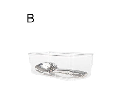 Clear Drawer Organiser Trays - Individuals - Little Label Co - Drawer organiser Drawer organisers Drawer Dividers Draw dividers Kitchen organisation Stationary Organisation
