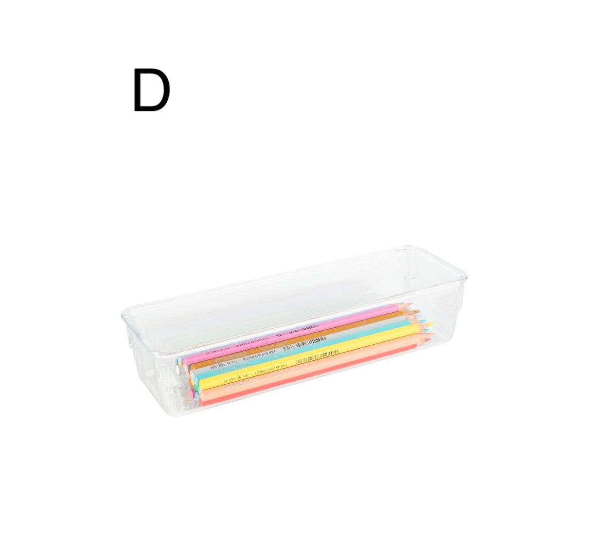 Clear Drawer Organiser Trays - Individuals - Little Label Co - Drawer organiser Drawer organisers Drawer Dividers Draw dividers Kitchen organisation Stationary Organisation