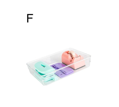 Clear Drawer Organiser Trays - Individuals - Little Label Co - Drawer organiser Drawer organisers Drawer Dividers Draw dividers Kitchen organisation Stationary Organisation