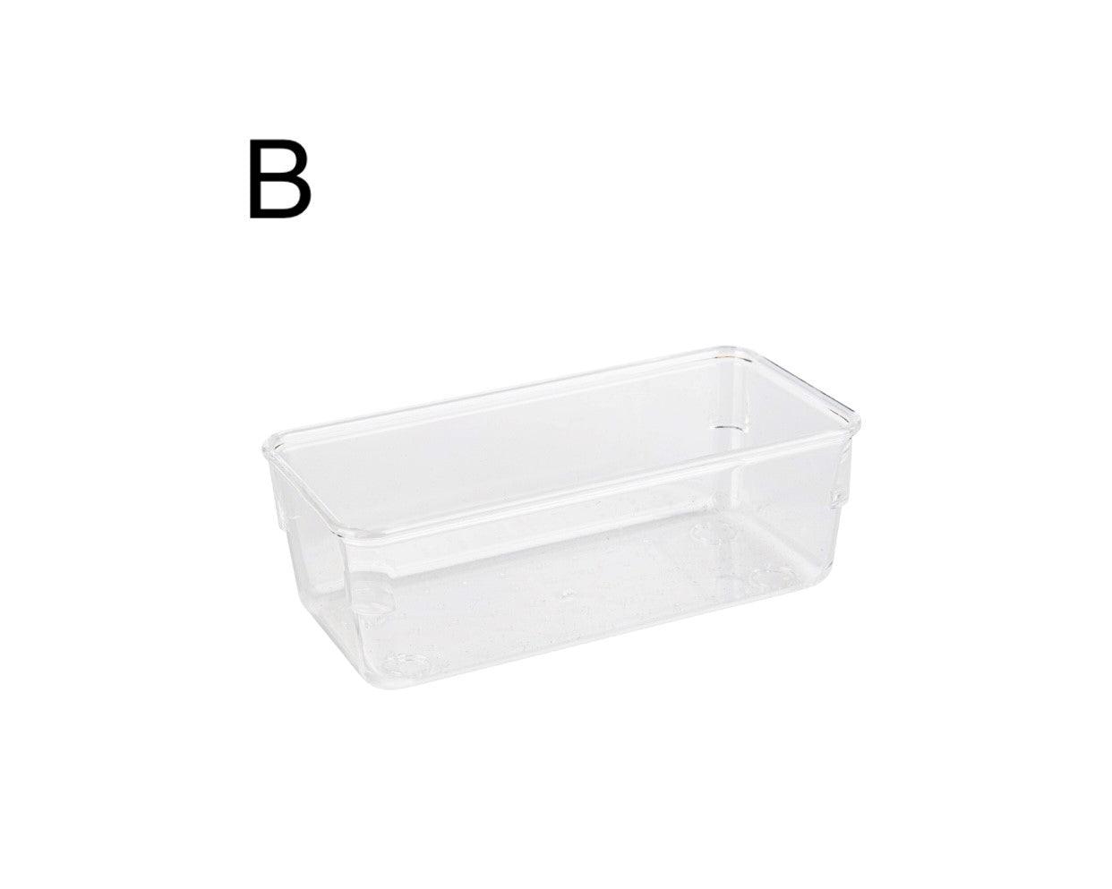 Clear Drawer Organiser Trays - Individuals - Little Label Co - Drawer organiser Drawer organisers Drawer Dividers Draw dividers Kitchen organisation Stationary Organisation