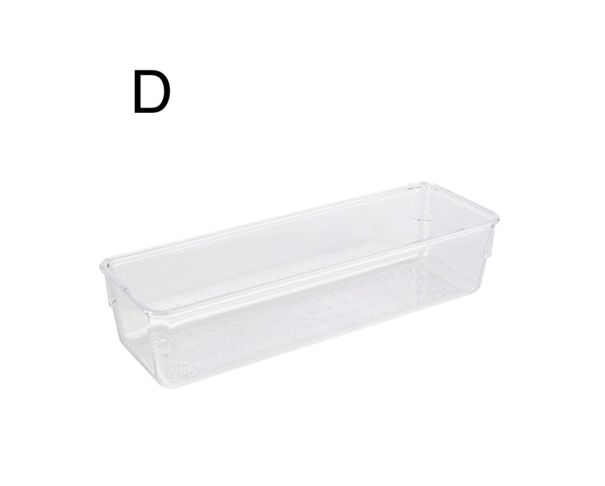 Clear Drawer Organiser Trays - Individuals - Little Label Co - Drawer organiser Drawer organisers Drawer Dividers Draw dividers Kitchen organisation Stationary Organisation