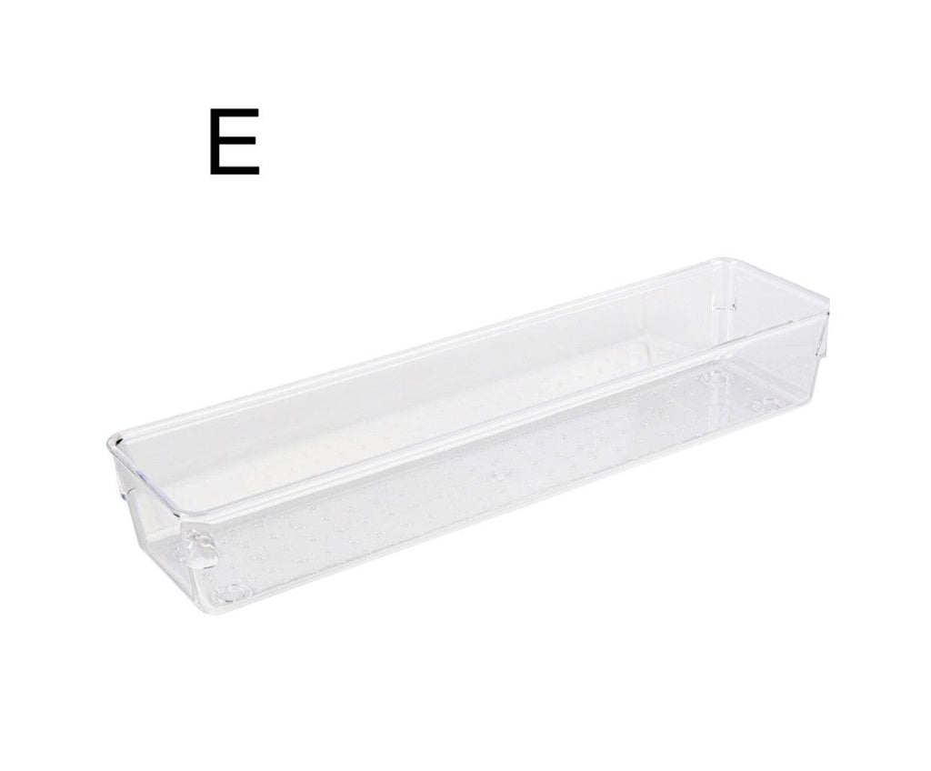 Clear Drawer Organiser Trays - Individuals - Little Label Co - Drawer organiser Drawer organisers Drawer Dividers Draw dividers Kitchen organisation Stationary Organisation