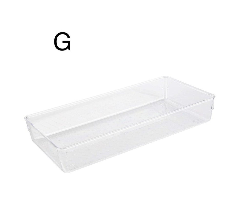 Clear Drawer Organiser Trays - Individuals - Little Label Co - Drawer organiser Drawer organisers Drawer Dividers Draw dividers Kitchen organisation Stationary Organisation