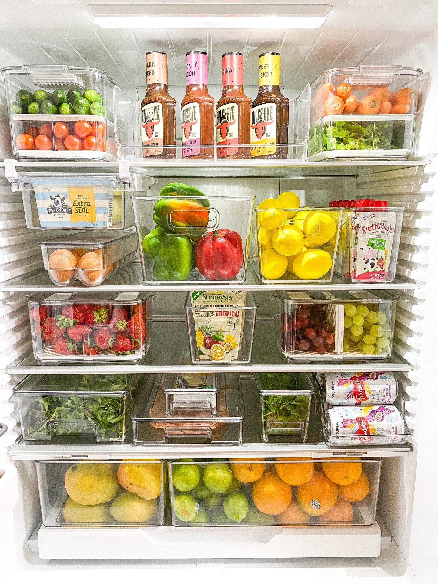 Clear Stackable Organiser Large - Little Label Co - Kitchen Organizers - 60%, Catchoftheday, warehouse