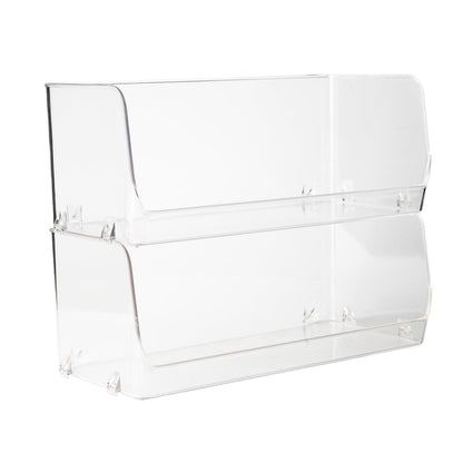 Clear Stackable Organiser Large - Little Label Co - Kitchen Organizers - 60%, Catchoftheday, warehouse