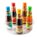 Clear Turntable Lazy Susan Tray (6.6cm high) - Little Label Co - Kitchen Organizers - 20%, Catchoftheday