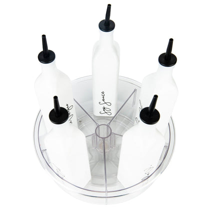 Clear Turntable Lazy Susan Tray with Dividers - Little Label Co - Kitchen Organizers - 20%, Catchoftheday, mw_grouped_product