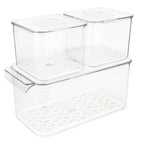 Fridge Organisers (Set of 3) - Little Label Co - Kitchen Organizers - 30%, Catchoftheday