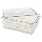 Fridge Storage Container with Basket (Double) - Little Label Co - Food Storage Containers - 30%