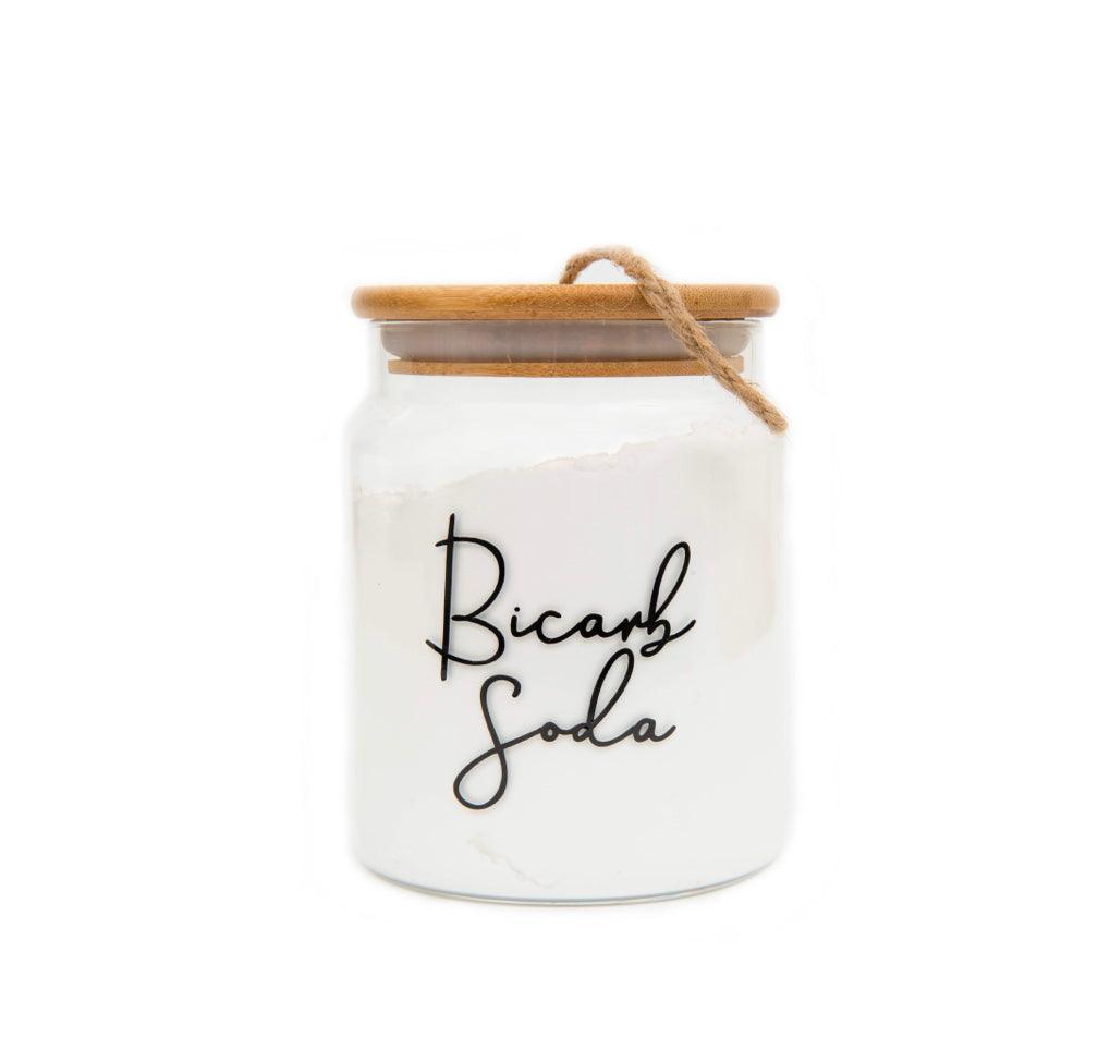 Glass Jar with Bamboo and Twine Lid - 1L - Little Label Co - Storage & Organization - 20%