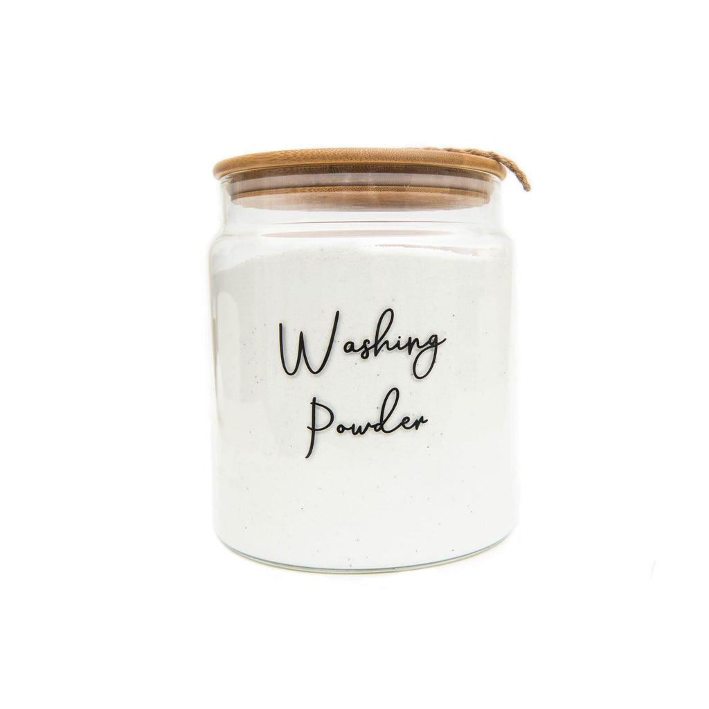 Glass Jar with Bamboo and Twine Lid - 4L - Little Label Co - Storage & Organization - 20%