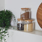 Glass Jar with Bamboo and Twine Lid - 500ml - Little Label Co - Storage & Organization - 20%