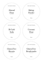 Gluten Free Pantry Stickers (24 Labels) Black or White - Little Label Co - Labels & Tags - 60%, Catchoftheday