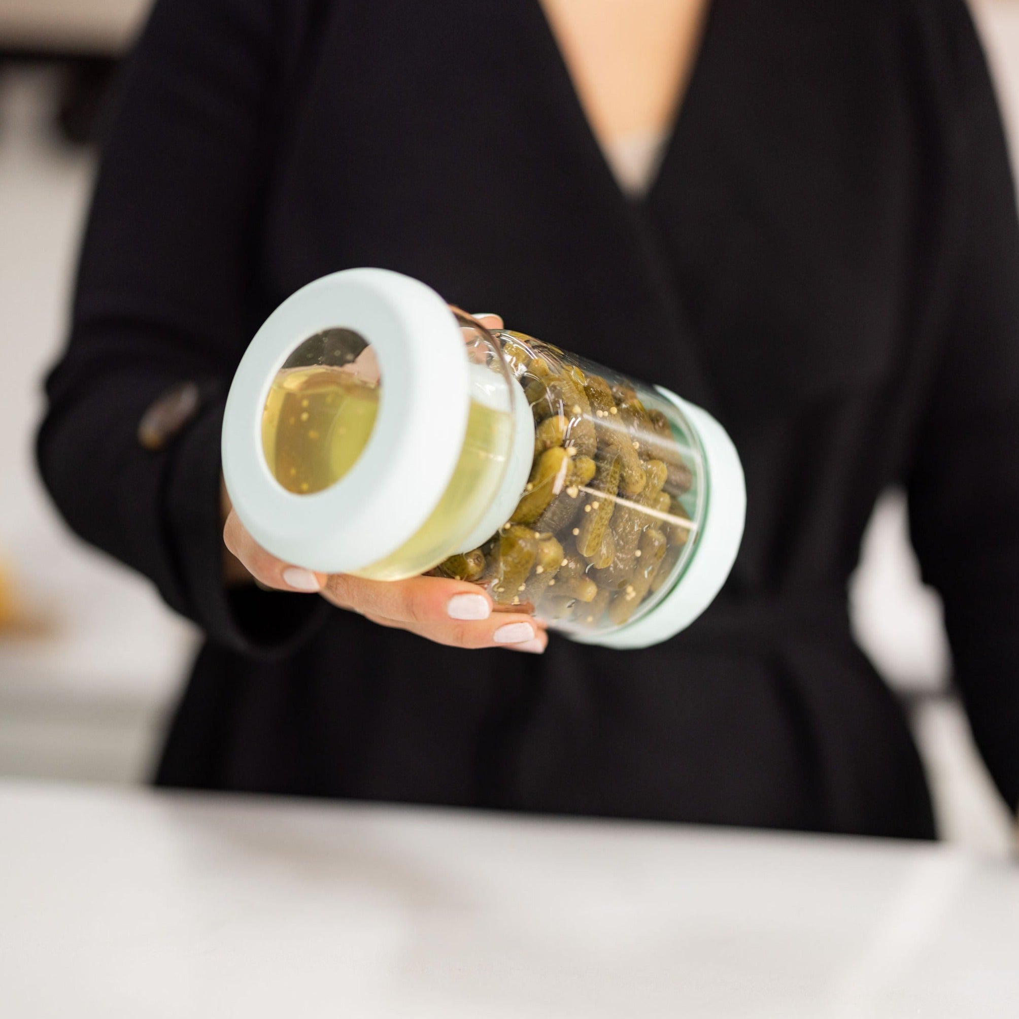 Glass Pickle Jar (3 Pack)