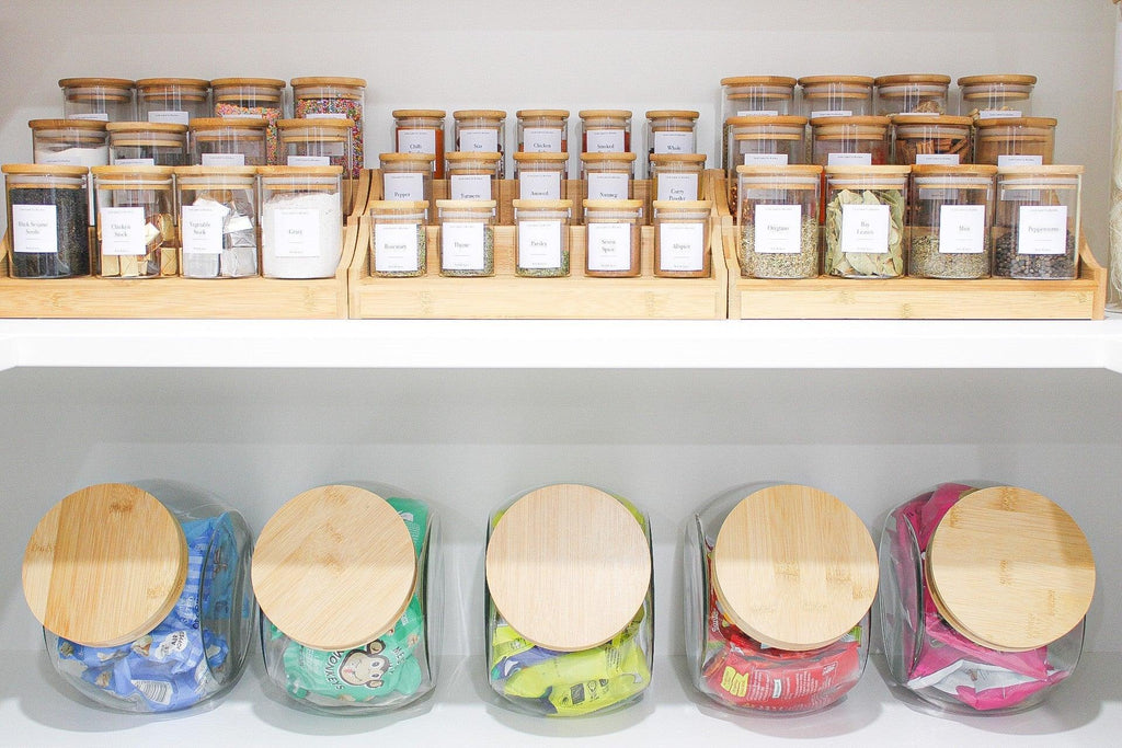 Large Bamboo Shelf - Little Label Co - Kitchen Organizers - 40%, Catchoftheday, Herb & Spice Organisation, mw_grouped_product