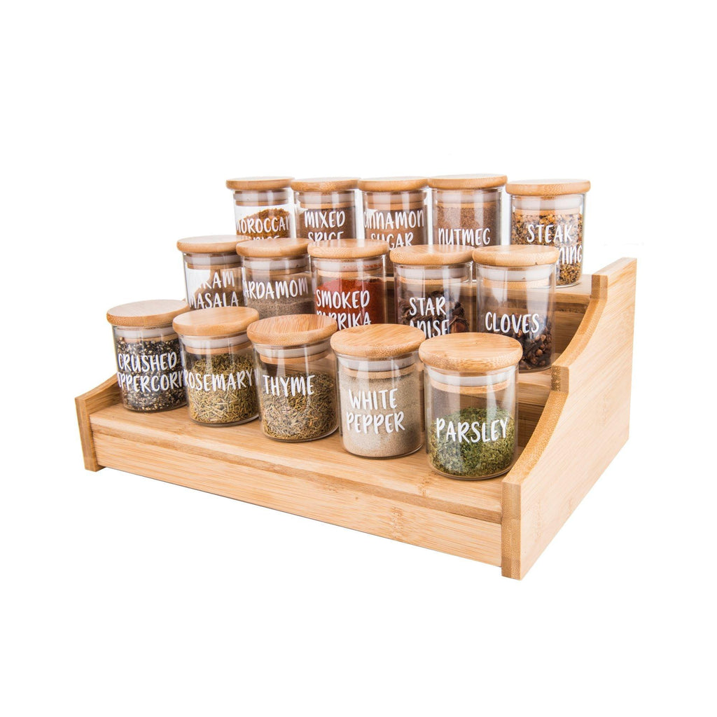 Large Bamboo Shelf - Little Label Co - Kitchen Organizers - 40%, Catchoftheday, Herb & Spice Organisation, mw_grouped_product