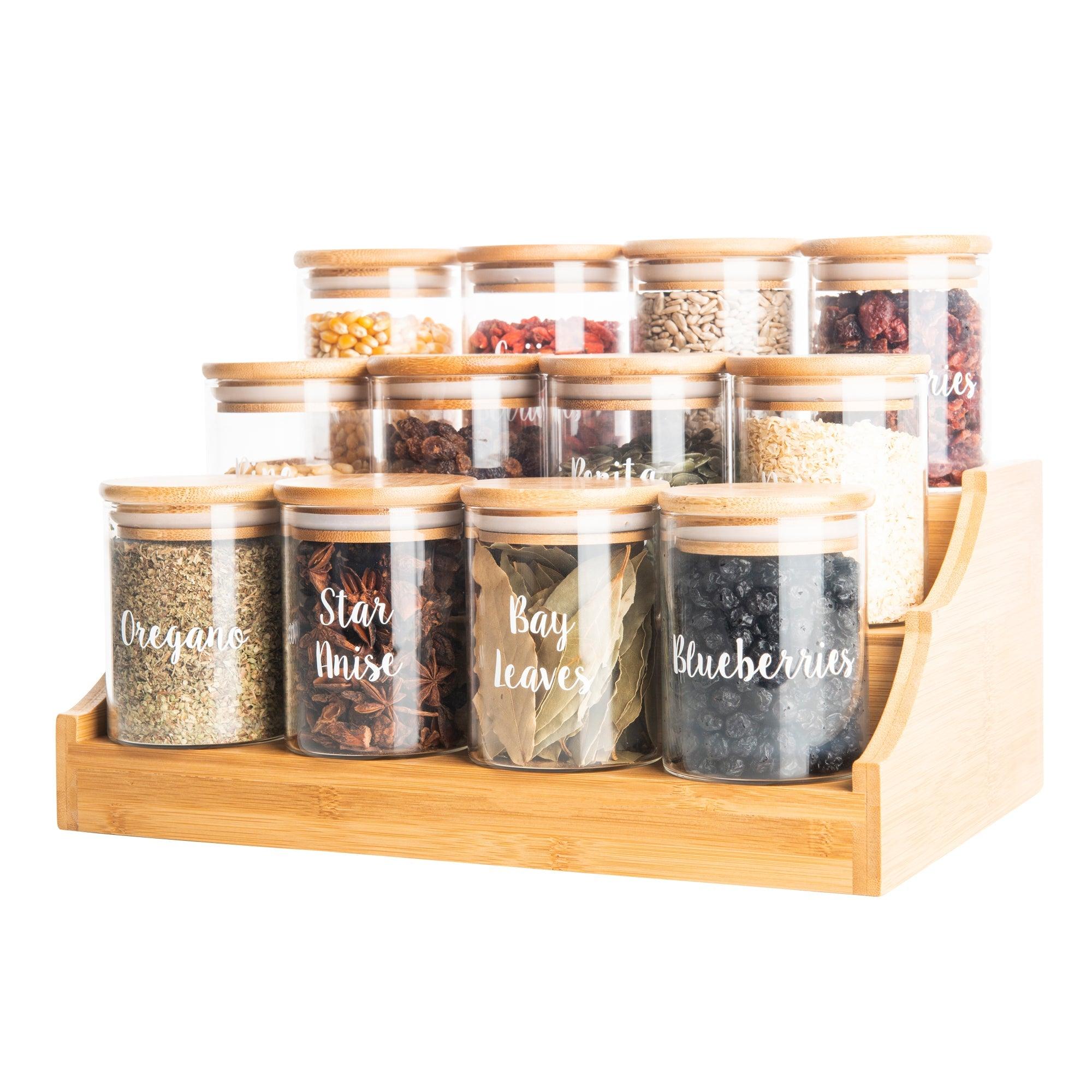 Large Bamboo Shelf - Little Label Co - Kitchen Organizers - 40%, Catchoftheday, Herb & Spice Organisation, mw_grouped_product
