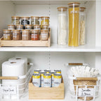 Large Bamboo Storage Tub - Little Label Co - Kitchen Organizers - 30%, Bamboo Storage Solutions, Catchoftheday, mw_grouped_product, Storage Containers